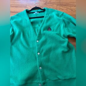 Izod Vintage Kelley Green Knit Sweater